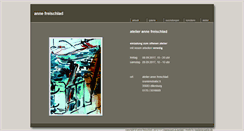 Desktop Screenshot of annefreischlad.de